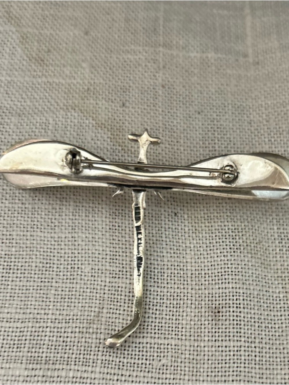 Large Sterling Insect Brooch - Picture 3 of 15